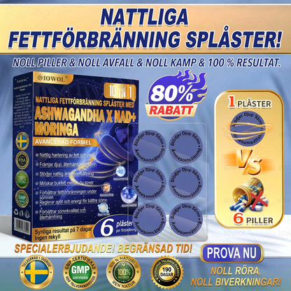 𝐈𝐎𝐖𝐎𝐋® 𝐅𝐞𝐭𝐭𝐟𝐨̈𝐫𝐛𝐫𝐚̈𝐧𝐧𝐚𝐧𝐝𝐞 𝐍𝐚𝐭𝐭𝐩𝐥𝐚̊𝐬𝐭𝐞𝐫! 𝐈𝐧𝐠𝐚 𝐏𝐢𝐥𝐥𝐞𝐫 • 𝐈𝐧𝐠𝐞𝐭 𝐊𝐫𝐚̊𝐧𝐠𝐞𝐥 • 𝟏𝟎𝟎% 𝐑𝐞𝐬𝐮𝐥𝐭𝐚𝐭.