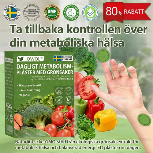 🥦𝐎𝐟𝐟𝐢𝐜𝐢𝐞𝐥𝐥 𝐁𝐮𝐭𝐢𝐤 | 𝐈𝐎𝐖𝐎𝐋® 𝐕𝐞𝐠𝐞𝐭𝐚𝐛𝐢𝐥𝐢𝐬𝐤𝐭 𝐌𝐞𝐭𝐚𝐛𝐨𝐥𝐢𝐬𝐦𝐩𝐥𝐚̊𝐬𝐭𝐞𝐫 𝐦𝐞𝐝 𝟑𝟗 𝐠𝐫𝐨̈𝐧𝐬𝐚𝐤𝐞𝐫 𝐟𝐨̈𝐫 𝐝𝐞𝐭𝐨𝐱, 𝐟𝐨𝐫𝐝𝐨𝐧𝐢𝐧𝐠 𝐨𝐜𝐡 𝐝𝐚𝐠𝐥𝐢𝐠 𝐞𝐧𝐞𝐫𝐠𝐢.